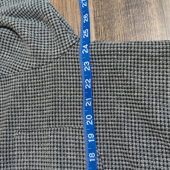 Vintage Y2K Pacsun Waffle Print Button Down Shirt Size XL in Gray/Black - Picture 7 of 10